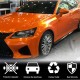 Боковые пороги (для 2011-2015, Карбон) для Lexus GS
