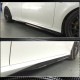 Боковые пороги (для 2011-2015, Карбон) для Lexus GS