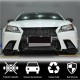 Накладки на передний бампер (для F-Sport 2011-2015, Карбон) для Lexus GS