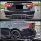 Диффузор заднего бампера (для F-Sport 2011-2015, Карбон) для Lexus GS