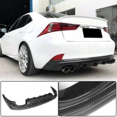 Дифузор заднього бампера V2 (для Base/F-Sport 2013-2016, Карбон) для Lexus IS 2013- рр