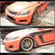 Накладка на передний бампер Lip (для F 2011-2013, Карбон) для Lexus IS