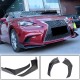 Накладки на передний бампер Flap (для F-Sport 2013-2016, Карбон) для Lexus IS 2013- гг