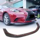Накладка на передний бампер Lip (для F-Sport 2013-2016, Карбон) для Lexus IS 2013- гг