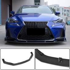 Накладка на передній бампер Lip (для Base/F-Sport 2016-2020, Карбон) для Lexus IS 2013- рр