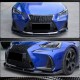 Накладка на передний бампер Lip (для Base/F-Sport 2016-2020, Карбон) для Lexus IS 2013- гг