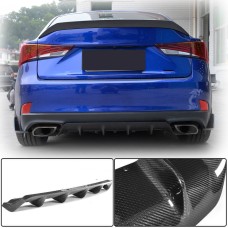 Дифузор заднього бампера (для Base/F-Sport 2016-2020, Карбон) для Lexus IS 2013- рр