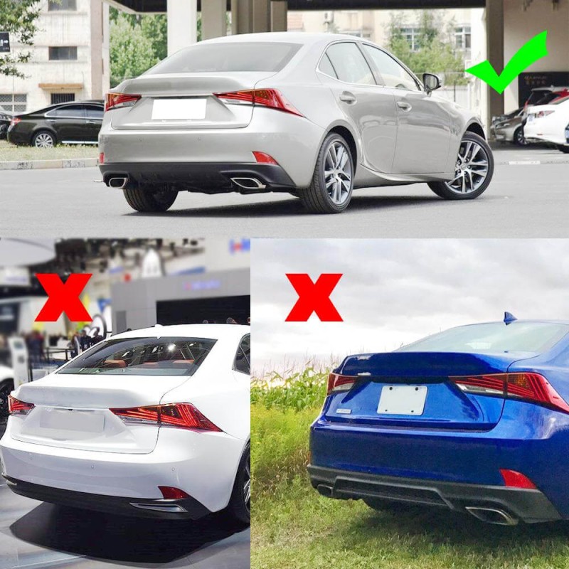 Диффузор заднего бампера (для Base/F-Sport 2016-2020, Карбон) для Lexus IS 2013- гг Диффузор заднего бампера (для Base/F-Sport 2016-2020, Карбон) для Lexus IS 2013- гг