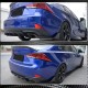 Накладки на задний бампер (для Base/F-Sport 2016-2020, Карбон) для Lexus IS 2013- гг