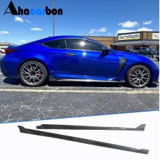 Боковые пороги (для RC F 2014-2018, Карбон) для Lexus RC 200t 2014- гг