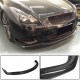 Накладка на передний бампер Lip (для G37 Coupe 2009-2013, Карбон) для Infiniti G25/G35/37 (V36/CV36)