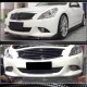 Накладка на передний бампер Lip (для G37 SD 2009-2013, Карбон) для Infiniti G25/G35/37 (V36/CV36)