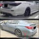 Накладки на задний бампер (для Q50 Base/Sport 2014-2017, Карбон) для Infiniti Q50/Q60