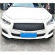 Накладка на передний бампер Lip V1 (для Q50 Base 2014-2017, Карбон) для Infiniti Q50/Q60