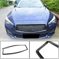 Обвод решетки радиатора (для Q50 Base/Sport 2014-2017, Карбон) для Infiniti Q50/Q60