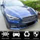 Обвод решетки радиатора (для Q50 Base/Sport 2014-2017, Карбон) для Infiniti Q50/Q60