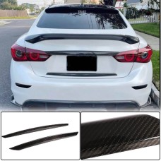 Накладки на крышку багажника (для Q50 Base/Sport 2014-2017, Карбон) для Infiniti Q50/Q60
