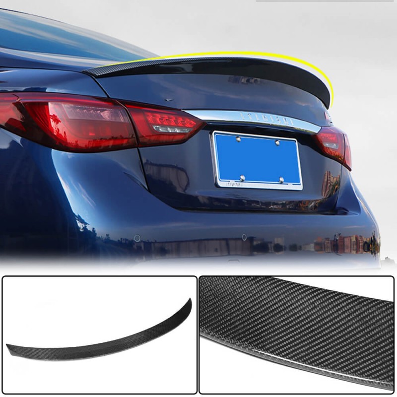 Спойлер V5 (для Q50, Карбон) для Infiniti Q50/Q60 2013-2024 гг
