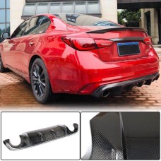 Диффузор заднего бампера V2 (для Q50 Base/Sport 2018-2023, Карбон) для Infiniti Q50/Q60