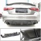 Диффузор заднего бампера V3 (для Q50 Base/Sport 2018-2023, Карбон) для Infiniti Q50/Q60