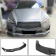 Накладка на передний бампер Lip V1 (для Q50 Sport 2014-2017, Карбон) для Infiniti Q50/Q60