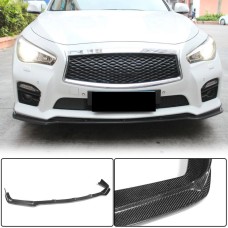 Накладка на передний бампер Lip V2 (для Q50 Sport 2014-2017, Карбон) для Infiniti Q50/Q60
