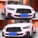 Накладка на передний бампер Lip V1 (для Q50 Sport 2018-2022, Карбон) для Infiniti Q50/Q60