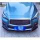 Накладка на передний бампер Lip V1 (для Q50 Sport 2018-2022, Карбон) для Infiniti Q50/Q60