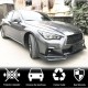 Накладка на передний бампер Lip V2 (для Q50 Sport 2018-2022, Карбон) для Infiniti Q50/Q60