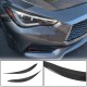 Ресницы на фары (для Q60 2016-2022, Карбон) для Infiniti Q50/Q60