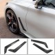 Накладки на передние крылья (для Q60 2016-2022, Карбон) для Infiniti Q50/Q60