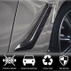 Накладки на передние крылья (для Q60 2016-2022, Карбон) для Infiniti Q50/Q60