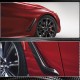 Накладки на передние крылья (для Q60 2016-2022, Карбон) для Infiniti Q50/Q60