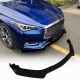 Накладка на передний бампер Lip V2 (для Q60 2016-2022, Карбон) для Infiniti Q50/Q60