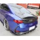 Накладки на задний бампер (для Q60 2016-2022, Карбон) для Infiniti Q50/Q60