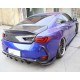 Накладки на задний бампер (для Q60 2016-2022, Карбон) для Infiniti Q50/Q60
