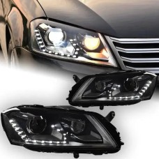 Передні фари (USA, 2 шт) для Volkswagen Passat B7 2012-2015 рр