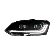 Передні фари Silver (2 шт) для Volkswagen Polo 2010-2017 рр
