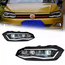 Передні фари FullLed Silver (2 шт) для Volkswagen Polo 2017- рр