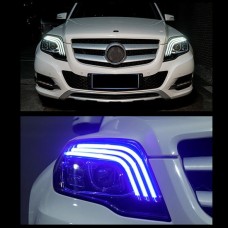 Передні фари FullLed V-2 (2012-2015, 2 шт) для Mercedes GLK сlass X204