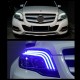 Передние фары FullLed V-2 (2012-2015, 2 шт) для Mercedes GLK сlass X204