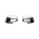 Накладки на зеркала (2 шт, ABS) для Nissan Micra K13 2011-2016 гг
