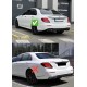Задний диффузор с насадками Silver (для AMG/AMG-Line Дизайн E63 2020-2024) для Mercedes E-сlass W213