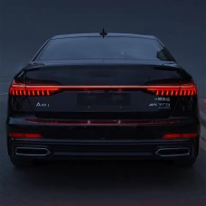 Задні LED ліхтарі на кришку багажника для Ауди A6 C8 2018- рр