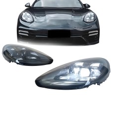 Передні фари дизайн 2017-2025 (для 2009-2013, 2 шт) для Porsche Panamera 2009-2016 рр