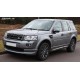 Накладка на передний бампер (ABS-пластик, под покраску) для Land Rover Freelander II