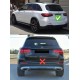 Задний диффузор с насадками Silver (Дизайн AMG63) для Mercedes GLC X253