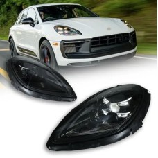 Передні фари Black (для 2018-2021, 2 шт) для Porsche Macan рр