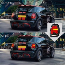 Задні LED ліхтарі в стилі Union Jack Red (2 шт) для Mini Cooper F55/56/57 2014-2023 рр