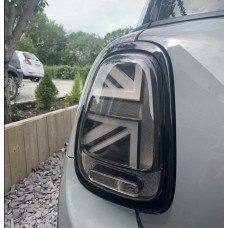 Задні LED ліхтарі в стилі Union Jack Black (2 шт) для Mini Cooper F55/56/57 2014-2023 рр